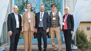 Group of guests at the LAUDA Medical opening ceremony